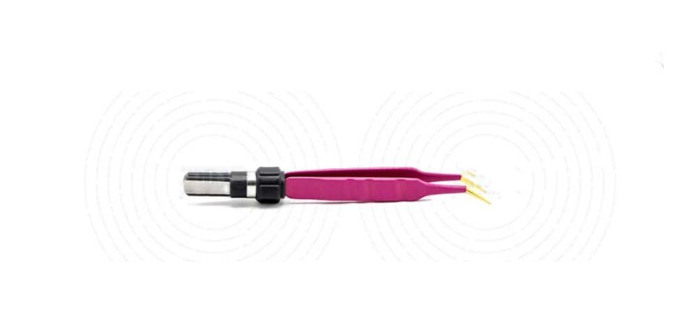 Non-Stick Jeweller Bipolar Forceps Angled Tip