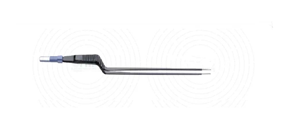 Tungsten Carbide Bayonet Bipolar Forceps