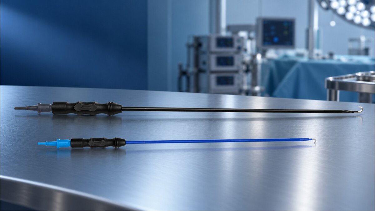 Monopolar Hook Electrode for Laparoscopy